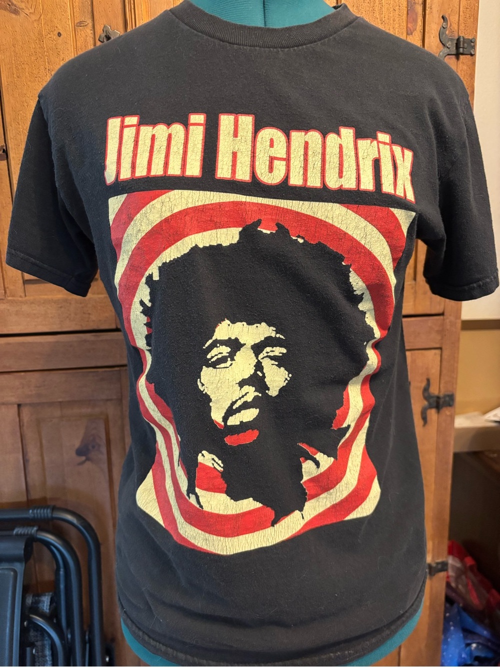 Black Graphic Tee - Classic Rock Band Shirt